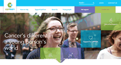 Desktop Screenshot of canteen.org.au